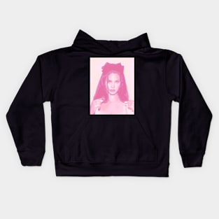 Lana Del Rey pink posterize Kids Hoodie